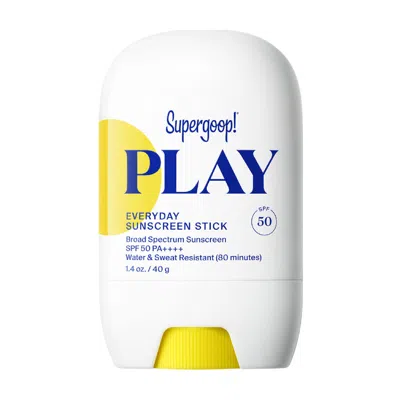 Supergoop Play Everyday Sunscreen Stick Spf 50 In White