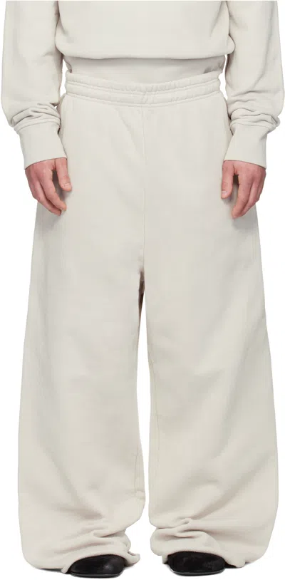 Entire Studios Rear-pocket Trousers In White