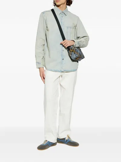Samsoe & Samsoe Sadamon Pocket Buttoned Shirt In Blue