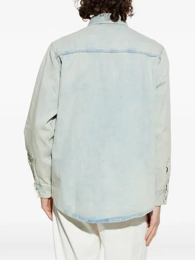 Samsoe & Samsoe Sadamon Pocket Buttoned Shirt In Blue