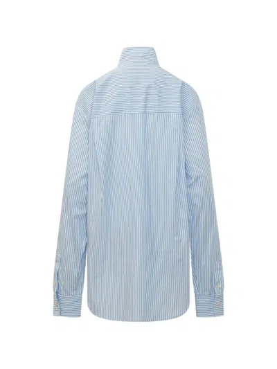 Le Sully Studio Striped Shirt In Blue