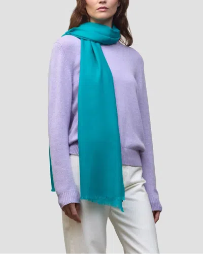 Begg X Co Wispy Solid Scarf Grenadines In Blue