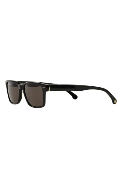 Brooks Brothers 52mm Rectangular Sunglasses In Black
