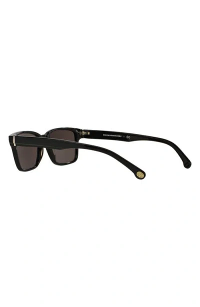 Brooks Brothers 52mm Rectangular Sunglasses In Black