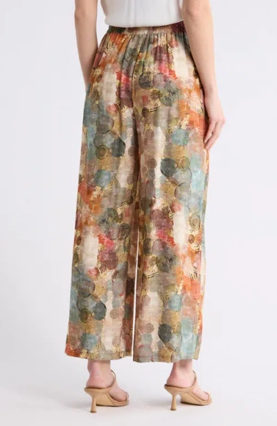 Patrizia Luca Abstract Print Pull-on Pants In Multi