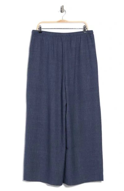 Max Studio Woven Drawstring Pants In Purple