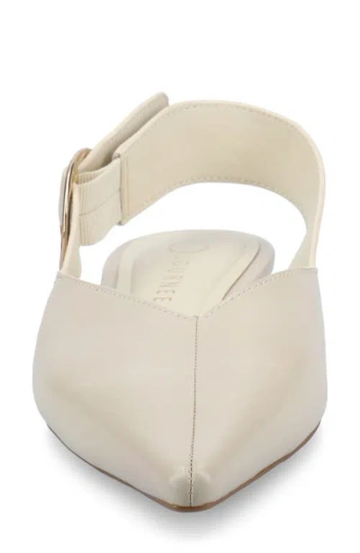Journee Collection Jacqueline Slingback Flat In Multi