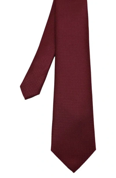 Ben Sherman Textured Solid Tie In Red