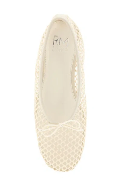 Rebecca Minkoff Bunny Mesh Ballet Flat In White