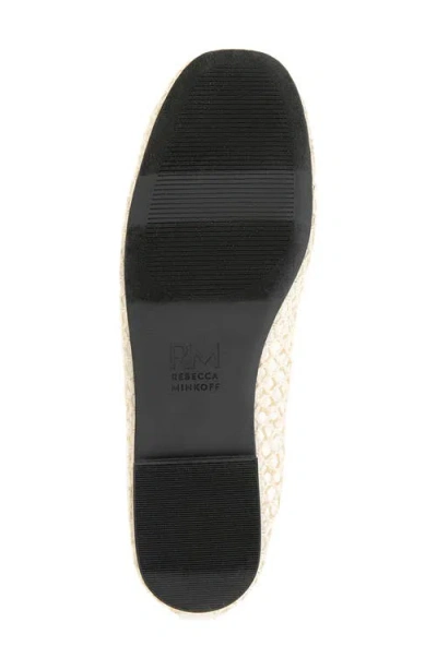 Rebecca Minkoff Bunny Mesh Ballet Flat In White