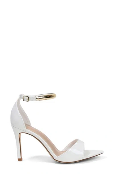 Berness Ankle Strap Sandal In White
