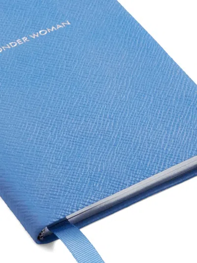Smythson Chelsea Notebook In Blue