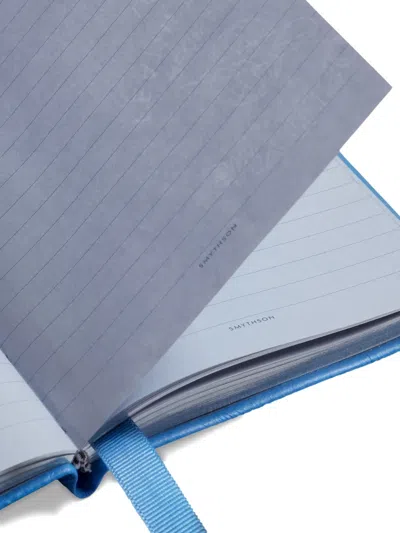 Smythson Chelsea Notebook In Blue