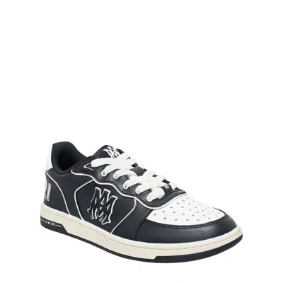 Amiri Vintage Leather Sneakers With Logo Details For Men In Black