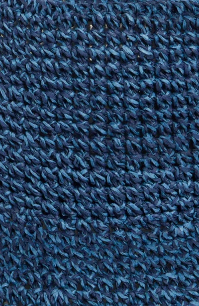 Nordstrom Lantern Packable Straw Bucket Hat In Blue