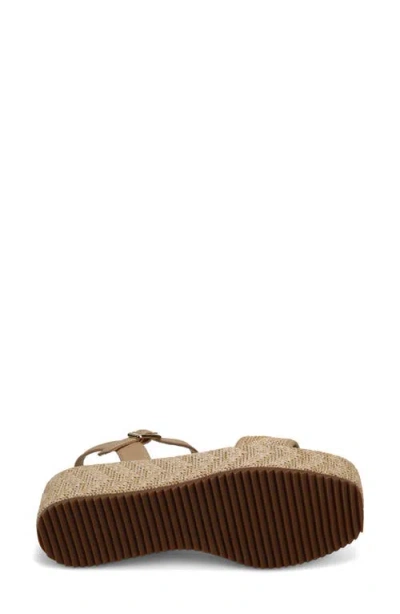 Vaneli Walda Ankle Strap Platform Sandal In Brown