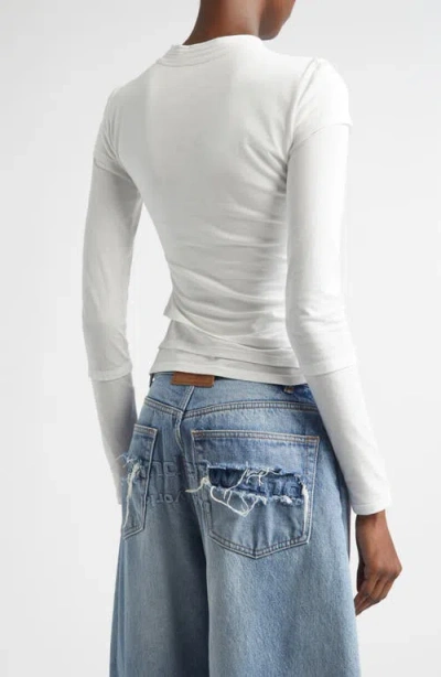 Alexander Wang Long Sleeve Layered T-shirt In Pattern