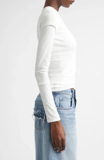 Alexander Wang Long Sleeve Layered T-shirt In Pattern