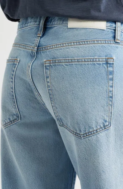 Frame The Gray Relaxed Bootcut Jeans In Blue