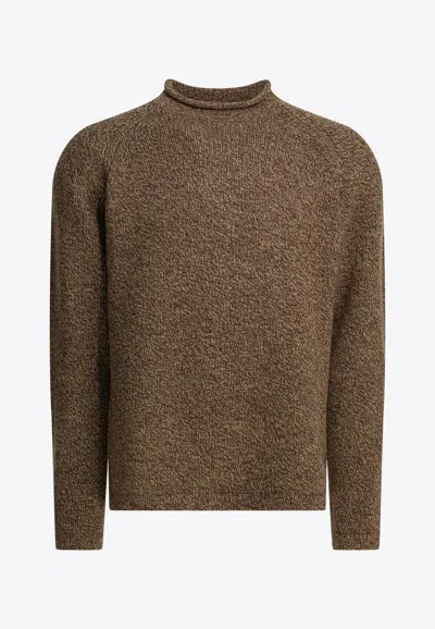 Nonnative Roll-neck Long-sleeve Sweater In Brown