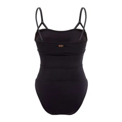 Vilebrequin Women Sculpting One-piece Swimsuit Solid In Black