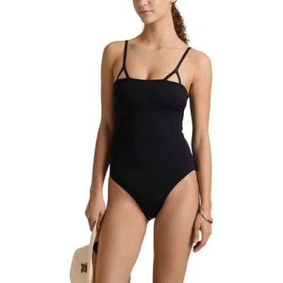 Vilebrequin Women Sculpting One-piece Swimsuit Solid In Black