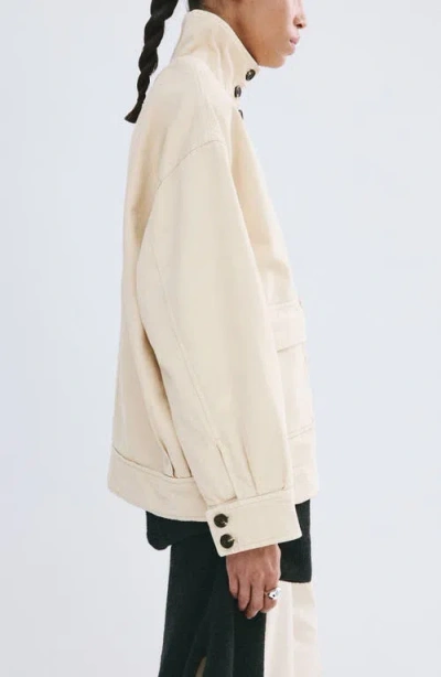 Mango Cazadora Eugenie Jacket In White