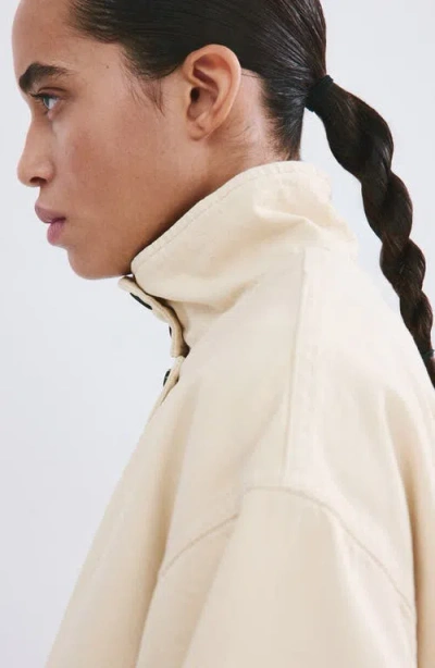 Mango Cazadora Eugenie Jacket In White