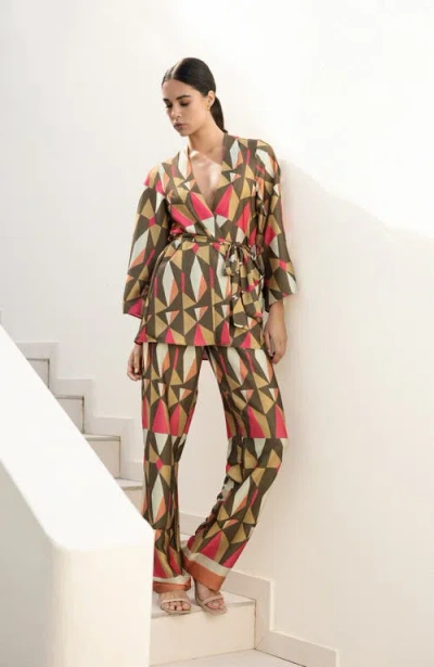 Diarrablu Short Duster In Multi