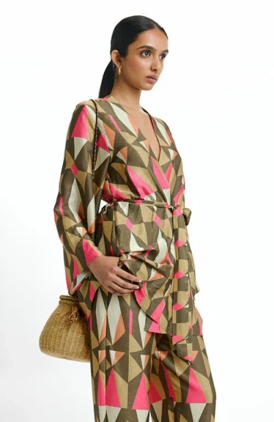 Diarrablu Short Duster In Multi