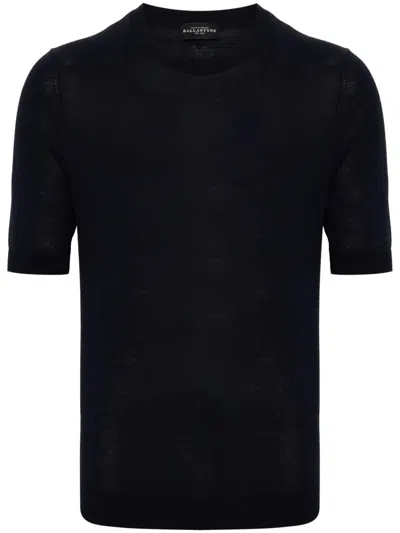 Ballantyne Short Sleeve Pullover In Black