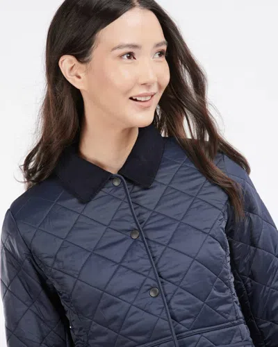 Barbour Deveron Polarquilt Womens Jacket In Blue
