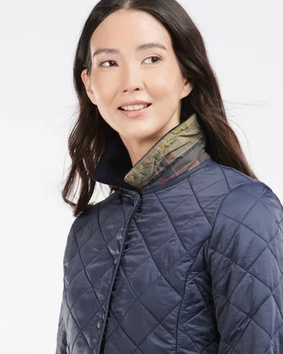 Barbour Deveron Polarquilt Womens Jacket In Blue