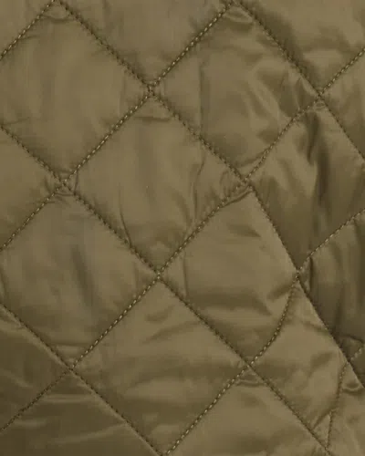 Barbour Deveron Quilted Buttoned Jacket In Green