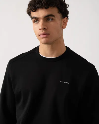 Belstaff Alloy Mens Crewneck Sweatshirt In Blue