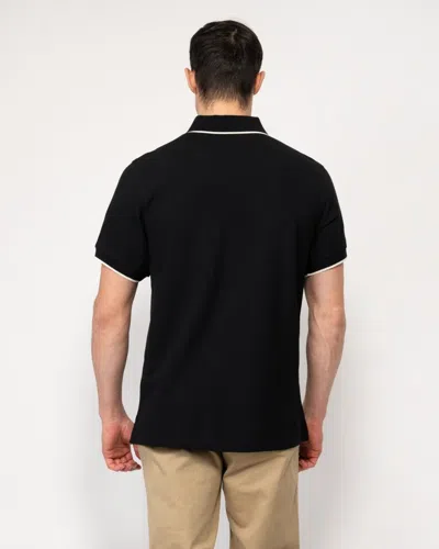 Belstaff Mens Tipped Polo In Black
