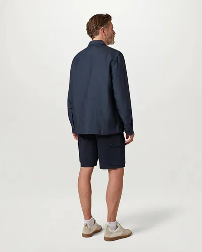 Belstaff Multi-pocket Field Jacket In Blue