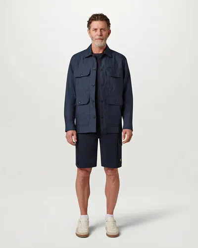 Belstaff Multi-pocket Field Jacket In Blue