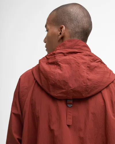 Barbour Re-engineered Showerproof Jacket Fired Brick In Brown