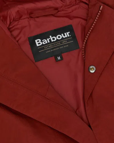 Barbour Re-engineered Showerproof Jacket Fired Brick In Brown