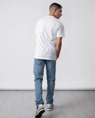 Belstaff Short Sleeved Mens Logo Patch T-shirt In White