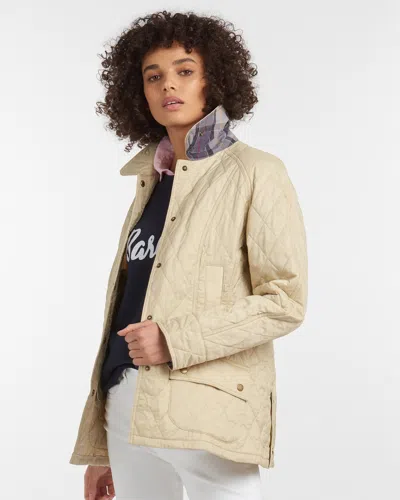 Barbour Summer Beadnell Womens Quilted Jacket In Neutral