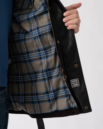 Belstaff Trialmaster Belted Waxed Cotton Jacket In Black