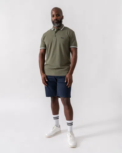 Hugo Boss Short-sleeve Polo Shirt In Green