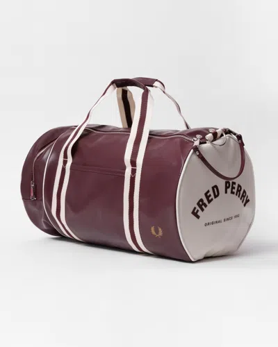 Fred Perry Recycled Polyester Classic Barrel Bag