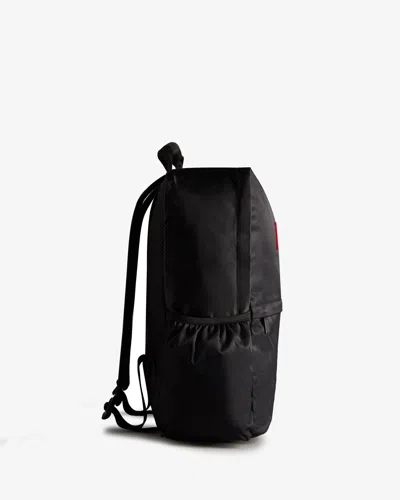 Hunter Nylon Large Backpack In Black