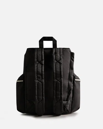 Hunter Nylon Large Topclip Backpack In Black