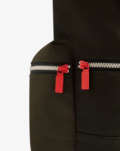 Hunter Nylon Mini Topclip Backpack In Green