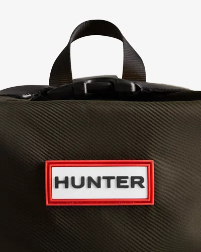 Hunter Nylon Mini Topclip Backpack In Green