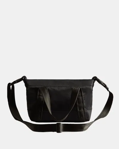 Hunter Nylon Mini Topclip Tote In Black